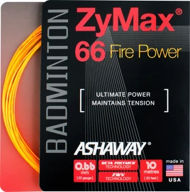 Badmintonový výplet Ashaway ZyMax 66 Fire Orange