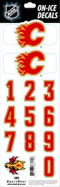 Čísla na helmu Sportstape ALL IN ONE HELMET DECALS - CALGARY FLAMES