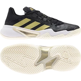 Dámská tenisová obuv adidas Barricade W Core Black/Gold Met/Carbon