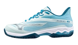 Dámská tenisová obuv Mizuno Wave Exceed LIGHT 2 CC Blue Glow/Moroccan Blue/Blue Topaz