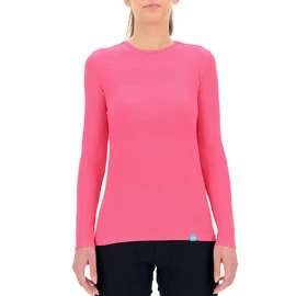 Dámské tričko UYN Natural Training OW Shirt LS Pink Yarrow