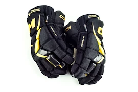 Hokejové rukavice CCM JetSpeed FT6 Pro Black/Sunflower Junior