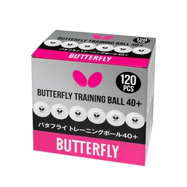 Míčky Butterfly Training Ball 40+ White (120 ks)