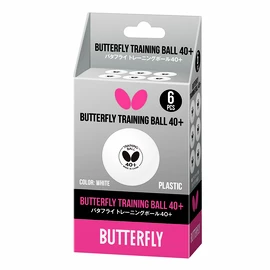 Míčky Butterfly Training Ball 40+ White (6 ks)