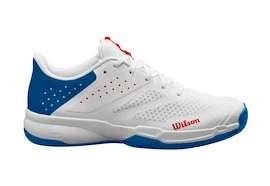 Pánská tenisová obuv Wilson Kaos Stroke 2.0 White/Deja Vu Blue