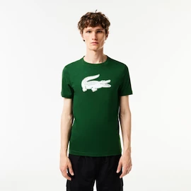 Pánské tričko Lacoste Big Logo Core Performance T-Shirt Green/White