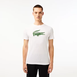 Pánské tričko Lacoste Big Logo Core Performance T-Shirt White/Green