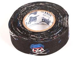 Páska na čepel ANDOVER PRINTED Blue Sports 24 mm x 18 m Skulls 