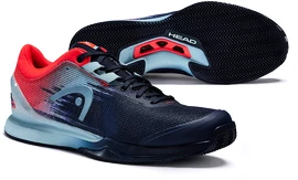 VyzkoušenéPánská tenisová obuv Head Sprint Pro 3.0 Clay Dark Blue/Red, EUR 46.0 = 30.0 cm (HEAD Men)EUR 46.0 = 30.0 cm (HEAD Men)