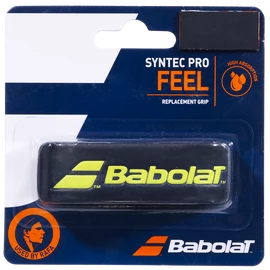 Základní omotávka Babolat Syntec Pro Black/Fluo Yellow
