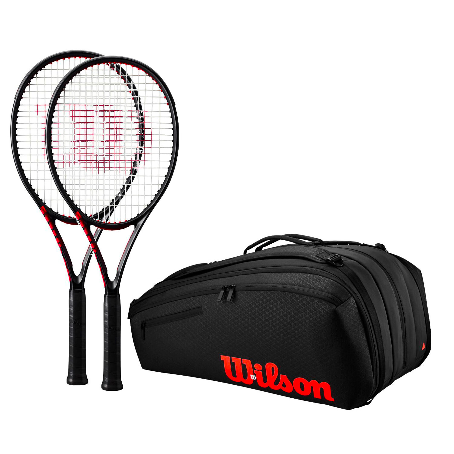 Product detail of 2x Wilson Clash 100 V3 + Wilson  Clash 15PK Racquet Bag