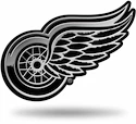 3D chrom znak na auto NHL Detroit Red Wings