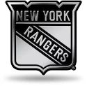 3D chrom znak na auto NHL New York Rangers