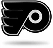 3D chrom znak na auto NHL Philadelphia Flyers