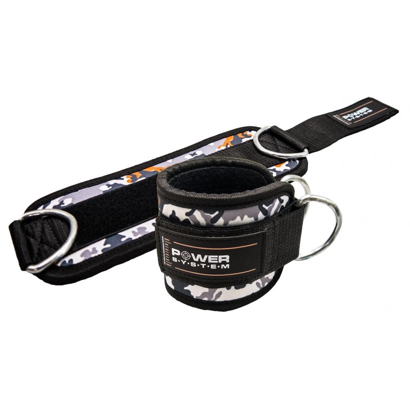 Power System Ankle Straps Camo hnědý PS-3470 - thumb (1)