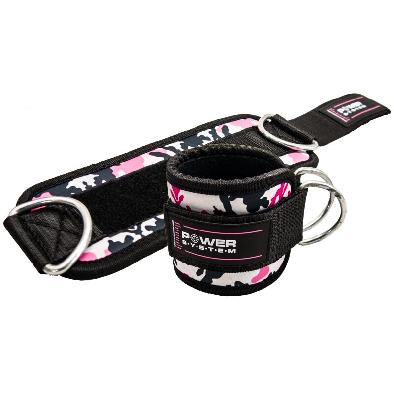 Product detail of Power System Ankle Straps Camo růžový PS-3470