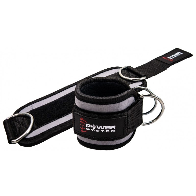 Product detail of Power System Ankle Straps Gym Guy Šedá PS-3450