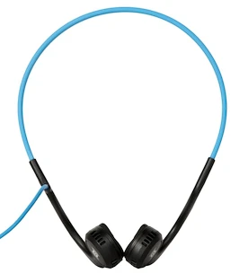 AfterShokz Sportz Titanium Mic sluchátka před uši s mikrofonem modrá