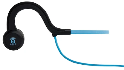 AfterShokz Sportz Titanium Mic sluchátka před uši s mikrofonem modrá