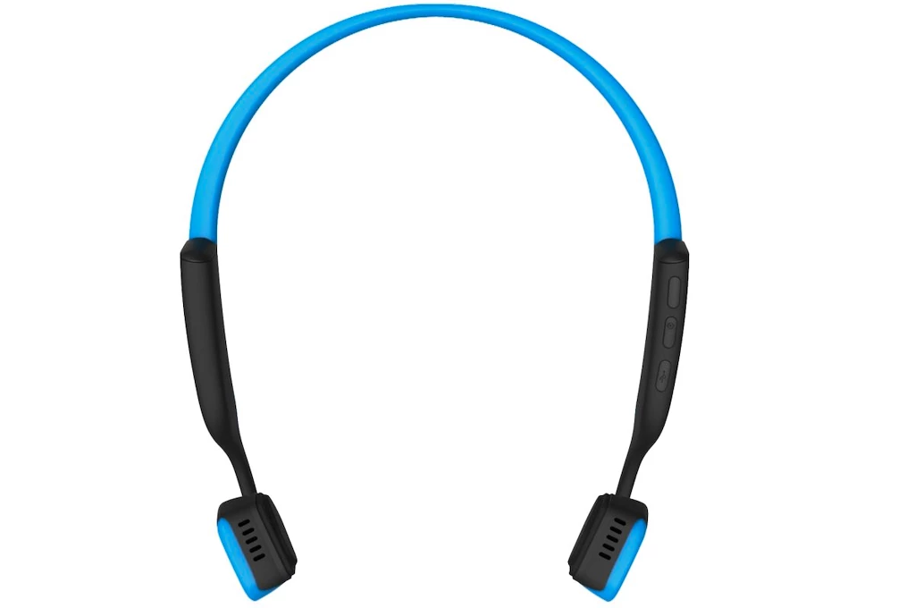 AfterShokz Trekz Titanium Bluetooth sluchátka před uši modrá
