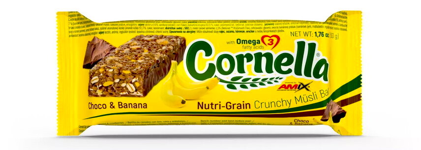 Product detail of Amix Nutrition Cornella Bar 50 g čokoláda - brusinka