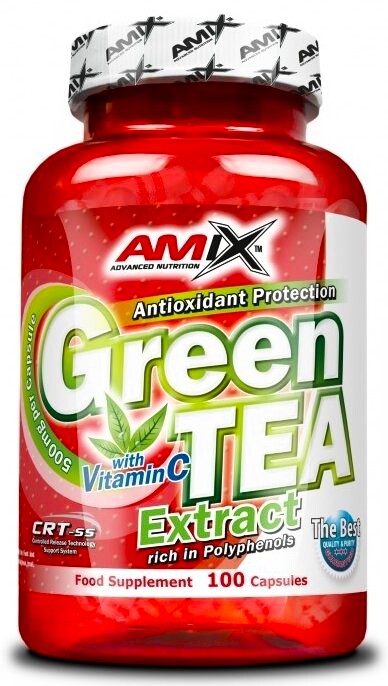 Product detail of Amix Nutrition Green Tea Extract with Vitamin C 100 kapslí