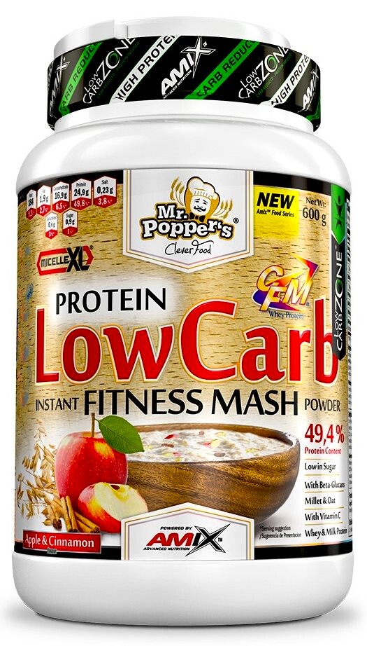Product detail of Amix Nutrition Low Carb Mash 600 g jablko - skořice
