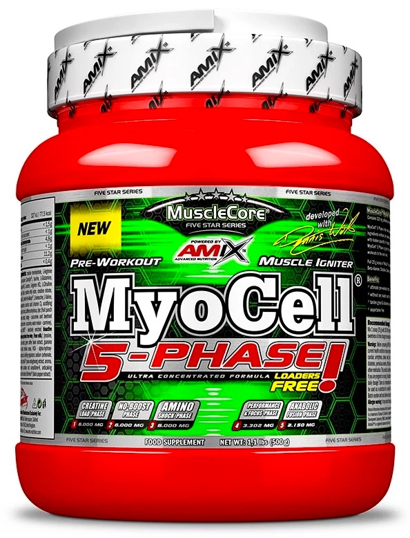Amix Nutrition MyoCell 5 Phase 500&nbsp;g
