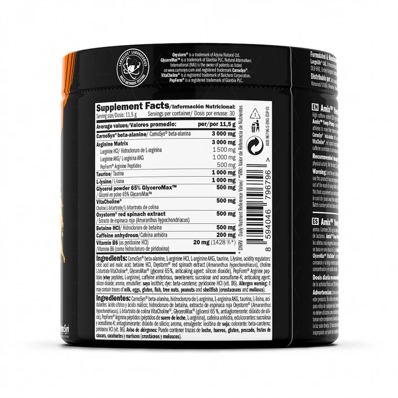 Amix Nutrition Yeep Pump 345 g pomeranč