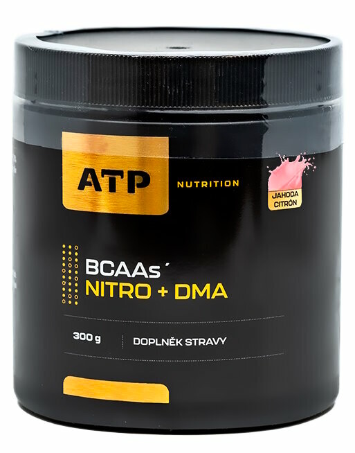 ATP Nutrition BCAAs Nitro + DMA 300 g jahoda - citron - thumb (1)