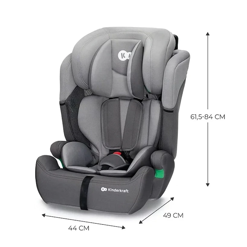 Autosedačka Kinderkraft Comfort UP i-Size 76-150cm Grey