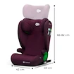 Autosedačka Kinderkraft Junior Fix 2 i-Size 100-150 cm Cherry Pearl