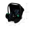 Autosedačka Kinderkraft  Mink Pro i-Size 40-75 cm Black