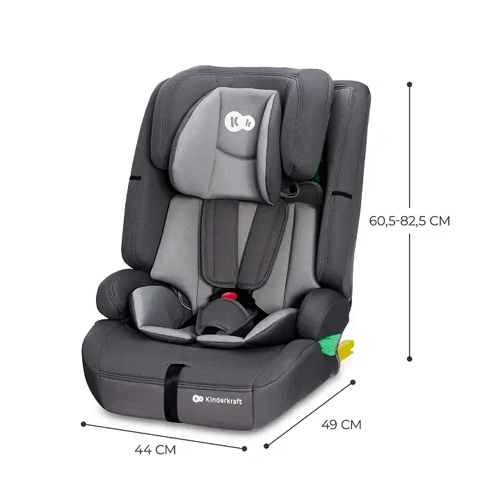 Autosedačka Kinderkraft Safety Fix 2 i-Size 76-150 cm Grey 8K
