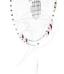 Badmintonová raketa Victor New Gen 4500 Pink