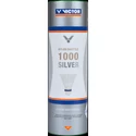 Badmintonové míče Victor  Nylon Shuttle 1000 Silver - White 6 ks