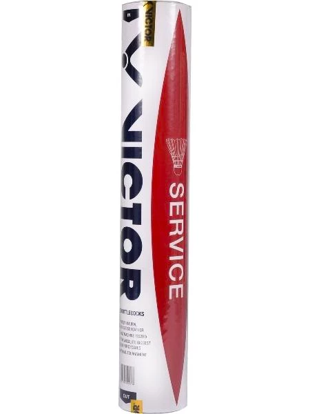 Badmintonové míče Victor  Service (12 Pack)  rychlost 77 (do 11-21°C) - M