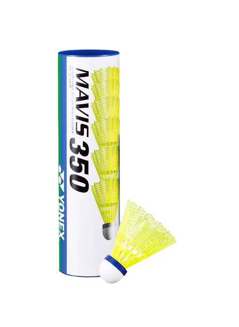 Badmintonové míče Yonex  Mavis 350 Yellow (6 Pack)