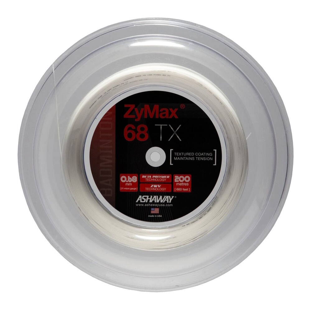 Product detail of Badmintonový výplet Ashaway  Zymax 68 TX White Rolle