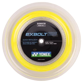 Badmintonový výplet Yonex Exbolt 65 Yellow (200 m)