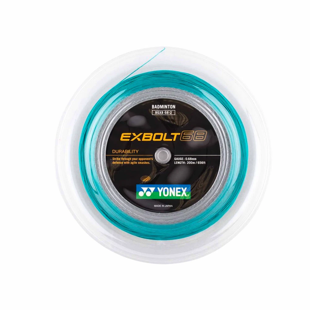 Badmintonový výplet Yonex  EXBOLT 68 200m Turquise