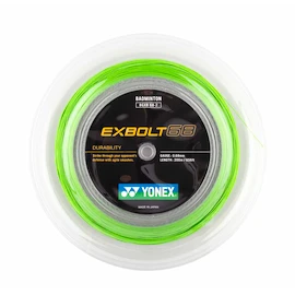 Badmintonový výplet Yonex Exbolt 68 Lime Green (200 m)