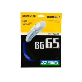 Badmintonový výplet Yonex Micron BG65 Blue (0.70 mm)