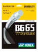 Badmintonový výplet Yonex  Micron BG65Ti White (0.70 mm)