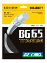 Badmintonový výplet Yonex  Micron BG65Ti White (0.70 mm)