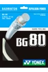 Badmintonový výplet Yonex  Micron BG80 White (0.68 mm)