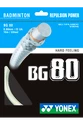 Badmintonový výplet Yonex  Micron BG80 White (0.68 mm)