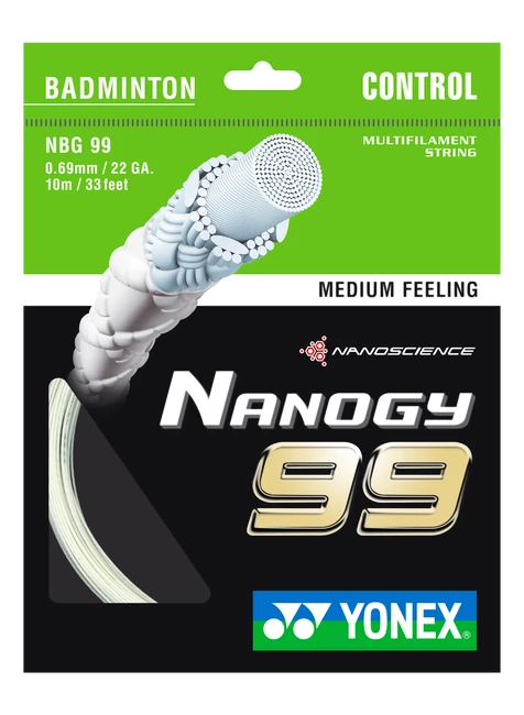 Badmintonový výplet Yonex NBG 99 Nanogy (0.69 mm)