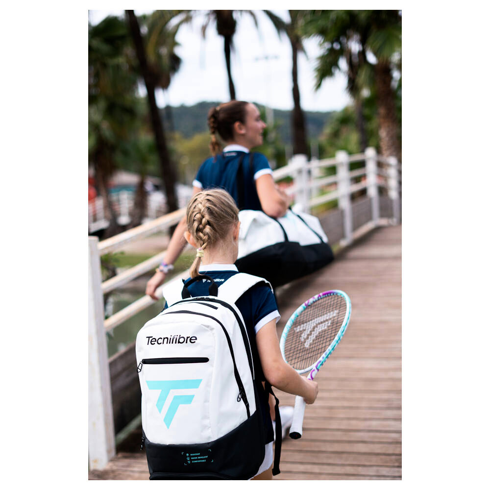 Batoh na rakety Tecnifibre  Tour Endurance White-Blue Backpack 2024 - thumb (5)