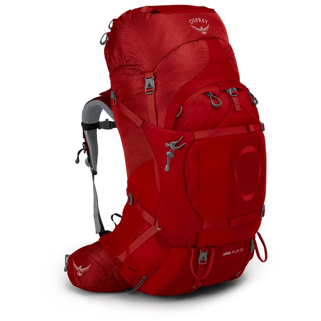 Batoh OSPREY ARIEL PLUS 70, carnelian red